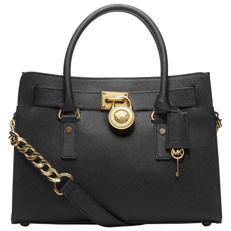 michael kors hamilton east west leather satchel bag|Michael Kors Hamilton satchel large.